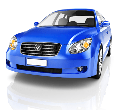 Blue car